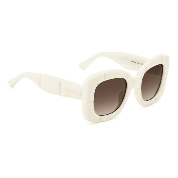 New! Kate Spade JOSEY/G/S 0SZJHA White Square Sunglasses, Authentic